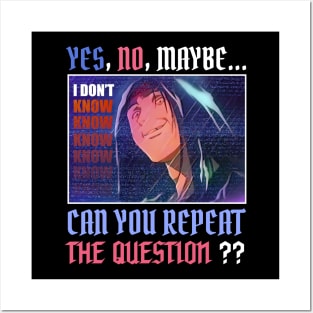 yes no maybe i don't know can you repeat the question? Posters and Art